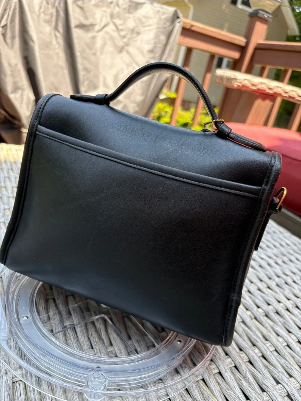 Coach Vintage Court Leather Bag